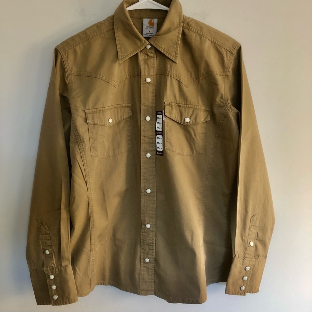Carhartt Pearl Snap Shirt! BNWT